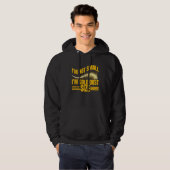 Im Not Small  Im Gold Dust Size Gold Prospector Hoodie (Voorkant volledig)