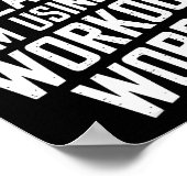 I'm Not Swearing I'm Using My Workout Words Gym Hu Poster (Hoek)