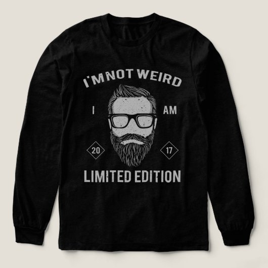 I'm Not Weird, I'm Limited Edition beroemd gemaakt Tri-Blend Shirt (Voorkant)