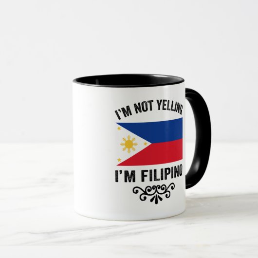 I'm not Yelling I'm Filipino  Mok (Voorkant rechts)