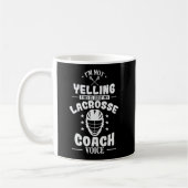 I'm not Yelling only my Lacrosse Coach Voice Koffiemok (Links)