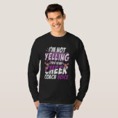 I'm Not Yelling This Is My Cheer Coaching Voice T-shirt (Voorkant volledig)