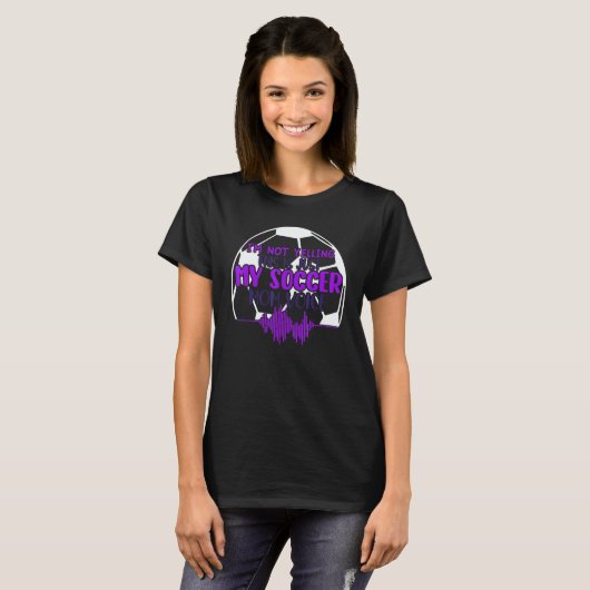 I'm Not Yelling This Is My Soccer Mom Voice Cheer T-shirt (Voorkant volledig)
