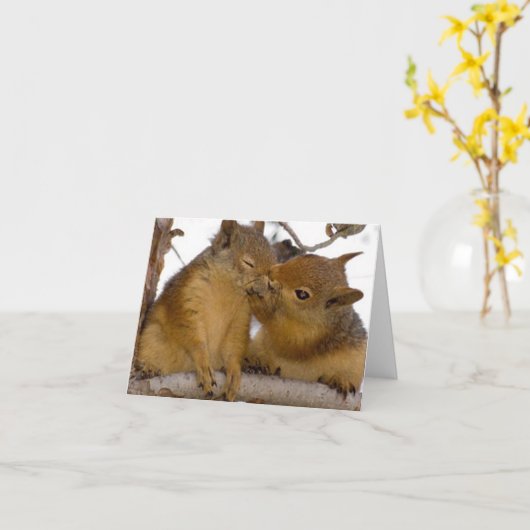 I'M NUTS ABOUT YOU! KAART (Gele Bloem)