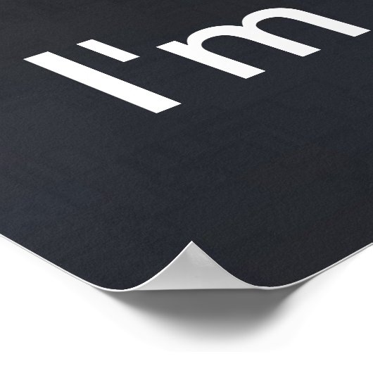 Im O.K. Poster (Hoek)