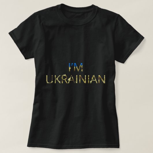 I'm Oekrainian Ukraine Sunflower Retro Oekrainian T-shirt (Design voorkant)