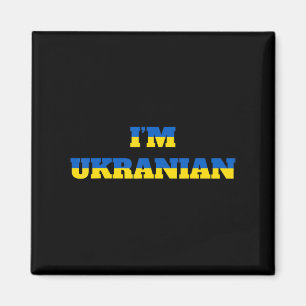 I'm Oekrainian Zelensky Ukraine Patriotic Proud Uk Magneet