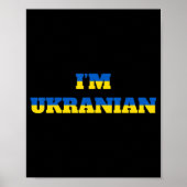 I'm Oekrainian Zelensky Ukraine Patriotic Proud Uk Poster (Voorkant)