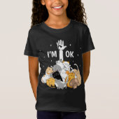 I'm Ok Funny Cats Lover T-shirt (Voorkant)