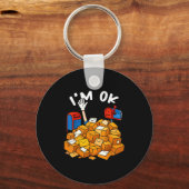 I'm Ok Funny Stal Worker Sleutelhanger (Voorkant)