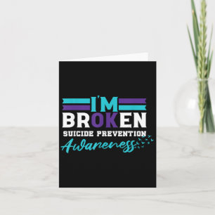 IM OK Gebroken _ Zelfmoordpreventie Bewustzijn Kaart