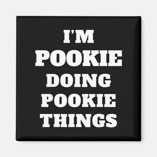 I'm Okie Doing Okie Things Aesthetic Slang Viral G Magneet (Voorkant)