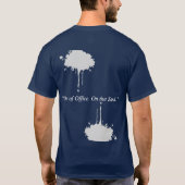 I'm On Beach Time – Minimal Summer Tee T-shirt (Achterkant)