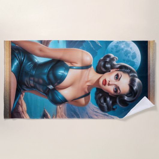 I'm On Vacation AI Concept Art van Xzendor7 Strandlaken (Voorkant)