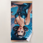 I'm On Vacation AI Concept Art van Xzendor7 Strandlaken (Voorkant)