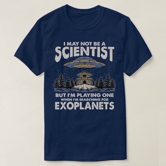 IM onderzoek naar exoplaneten exoplanet planet Ast T-shirt (Design voorkant)