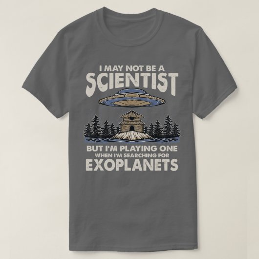 IM onderzoek naar exoplaneten exoplanet planet Ast T-shirt (Design voorkant)
