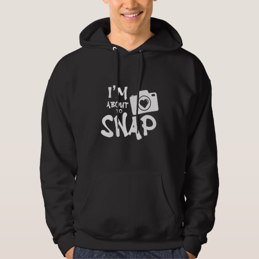 Im ongeveer aan Breuk - Camera Hoodie (Voorkant)
