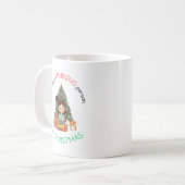 I'm only a morning person on Christmas Mug Koffiemok (Voorkant links)