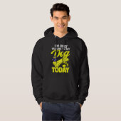 I'm Only Talking To My Dog Today Dog Owner Hoodie (Voorkant volledig)