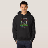 I'm Only Talking To My Penguins Today Group Floral Hoodie (Voorkant volledig)