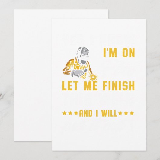 Im op brandlassen metaalgieterij kaart (Voorkant / Achterkant)