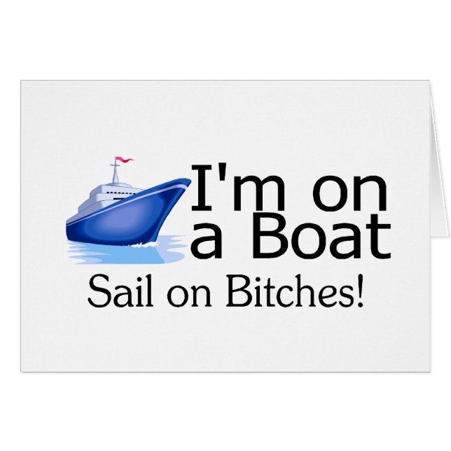 Im op een boot (Voorkant Horizontaal)