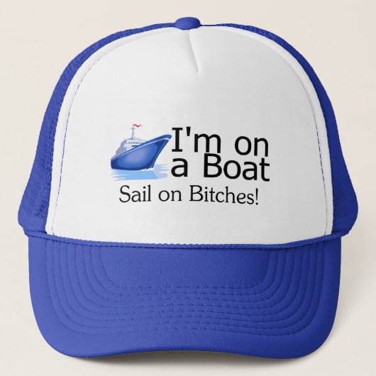 Im op een boot trucker pet (Voorkant)