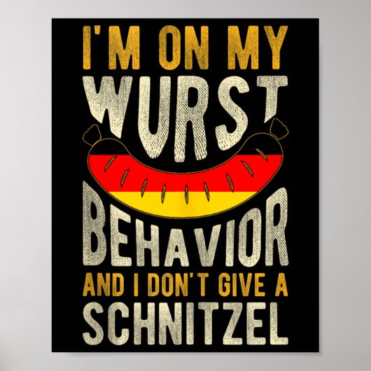 Im op mijn wangedrag en ik geef geen schittering poster (Voorkant)