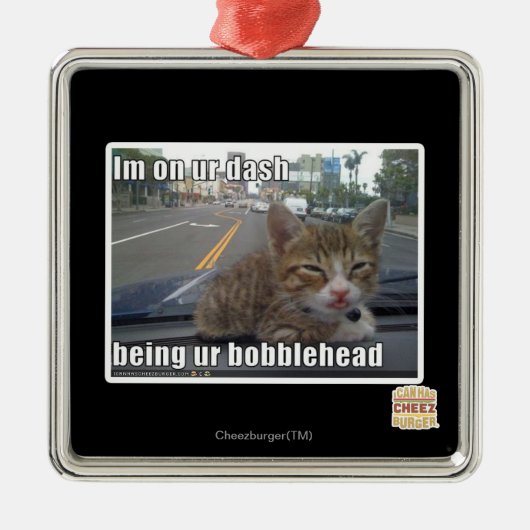 Im op onze as metalen ornament (Voorkant)