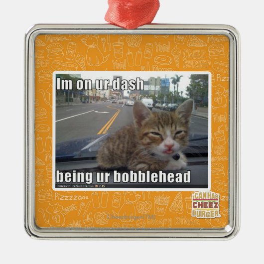 Im op onze as metalen ornament (Voorkant)