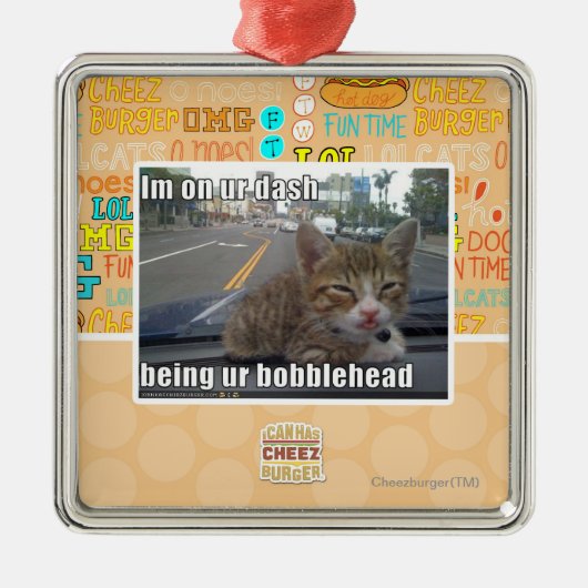 Im op onze as metalen ornament (Voorkant)