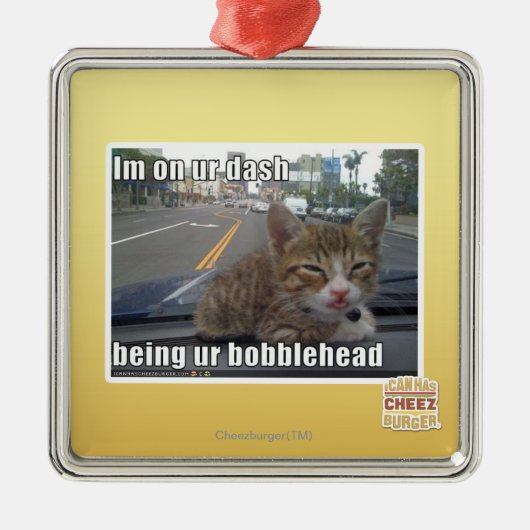 Im op onze as metalen ornament (Voorkant)