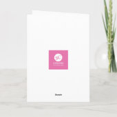 I'm Over the Moon Dog in Space Bedankkaart (Achterkant)