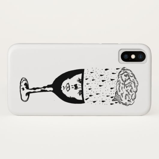 IM OVERSTROMING iPhone X Hoesje (Achterkant (horizontaal))