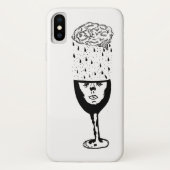 IM OVERSTROMING iPhone X Hoesje (Achterkant)