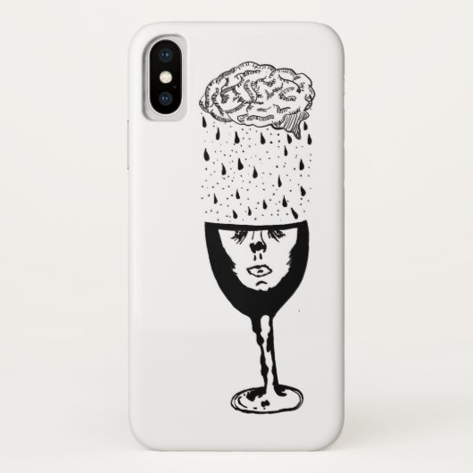 IM OVERSTROMING iPhone X Hoesje (Achterkant)