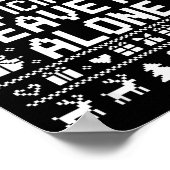 I'm Participating Leave Me Alone Ugly Christmas Sw Poster (Hoek)