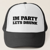 IM Partij Laat Drink Trucker Pet (Voorkant)