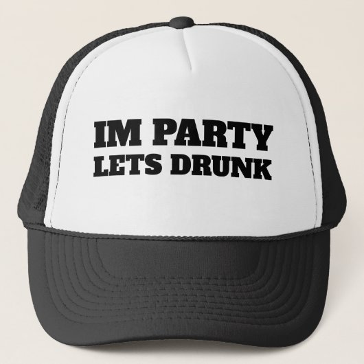 IM Partij Laat Drink Trucker Pet (Voorkant)