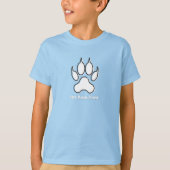 IM-paw-tant Kinderen basic T-shirt (Voorkant)