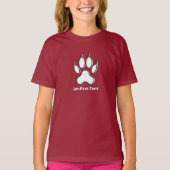 IM-paw-tant meisjes basic T-shirt (Voorkant)