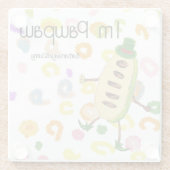 I'm Pawpaw Glazen Onderzetter (Achterkant)