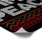 I'm Peace Couple Matching Christmas Ugly Sweater Poster (Hoek)