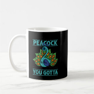 I'm Peacock You Gotta Let Me Fly Funny Birds Lover Koffiemok