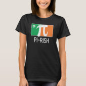 I'm Pi Rish St Patrick's Day Irish Flag C Distress T-shirt (Voorkant)