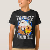 Im Pibble Wash My Belly Frenchie Bulldog  T-shirt (Voorkant)