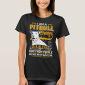 Im Pit Bull Terrier Eigenaar Hond Liefde R Pap Mam T-shirt (Voorkant)
