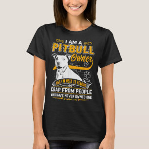 Im Pit Bull Terrier Eigenaar Hond Liefde R Pap Mam T-shirt