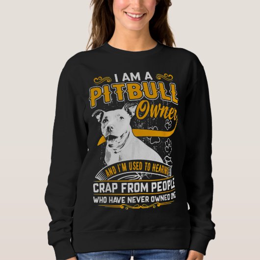 Im Pit Bull Terrier Eigenaar Hond Liefde R Pap Mam Trui (Voorkant)